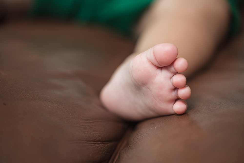 赤ちゃんの足の裏の写真